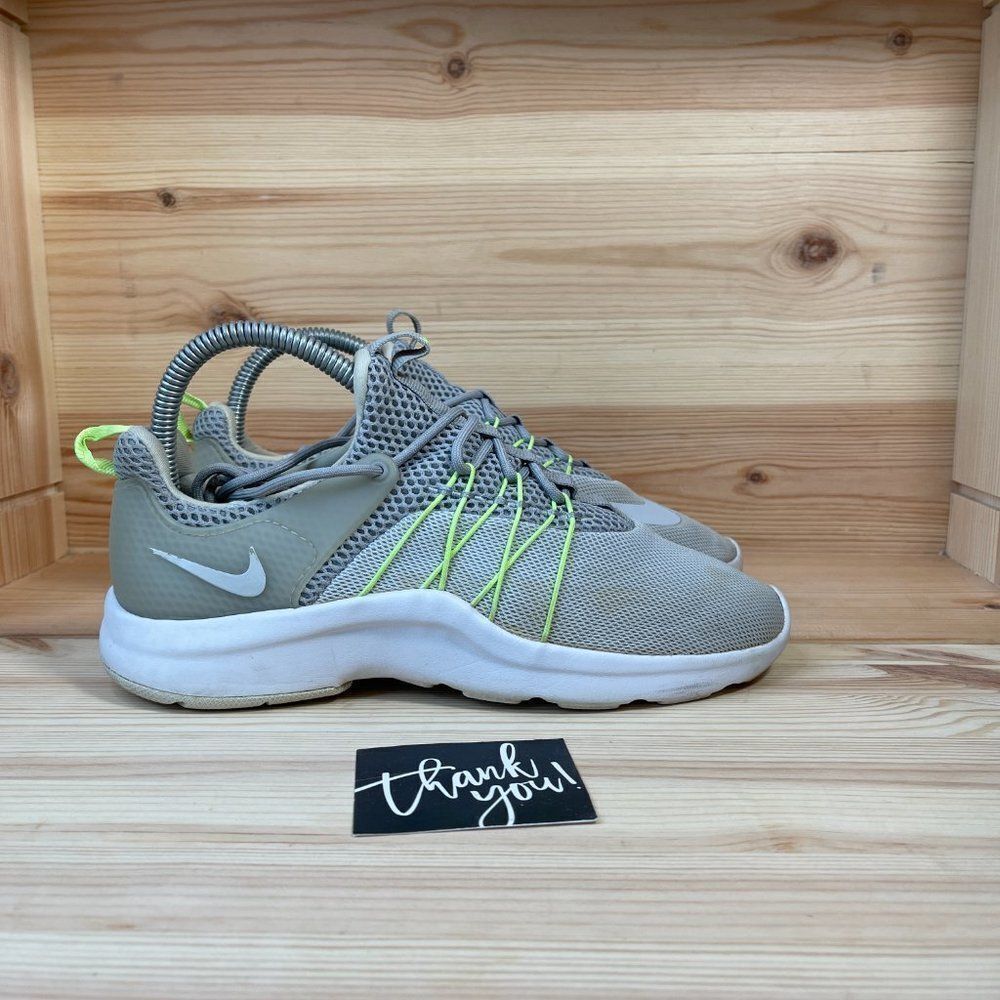 Wm Nike Gray Volt Lace Up Athletic Sneaker Shoes